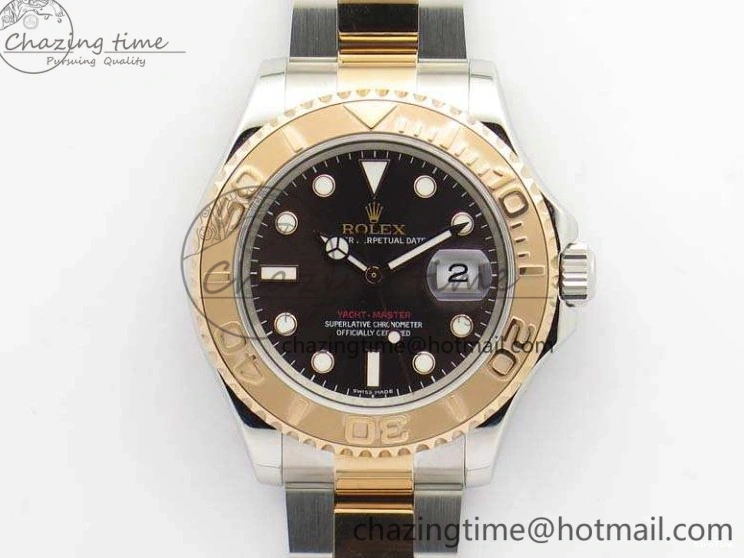 MiroTime 0122 Yacht-Master 116621 ARF 1:1 Best Edition Brown Dial On SS RG Bracelet A Affordable 3547